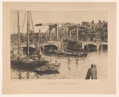 De Magere Brug te Amsterdam