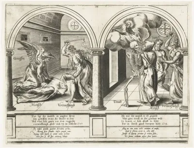 De Mens gekweld door Geweten en Vertwijfeling en het vinden van de Genade Gods