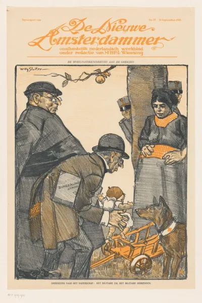 De mobilisatiekindertjes aan de grenzen