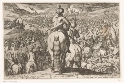 De nederlaag van de Ethiopiërs