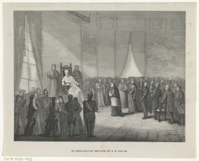 De Nederlandsche deputatie bij Z.H. Pius IX