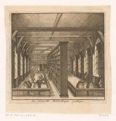 De nieuwe Universiteitsbibliotheek te Leiden vanbinnen gezien
