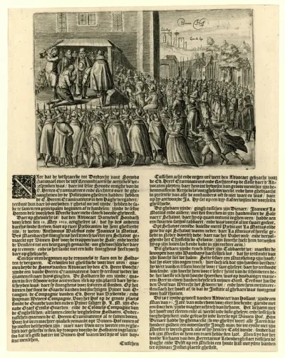De onthoofding van Johan van Oldenbarnevelt, 1619