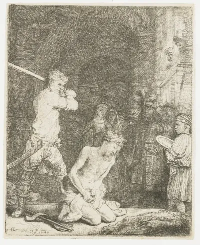 De onthoofding van Johannes de Doper