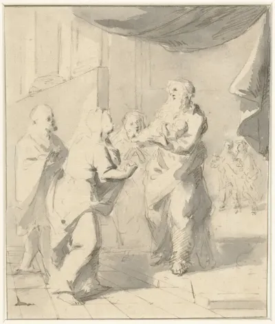 De opdracht in de tempel