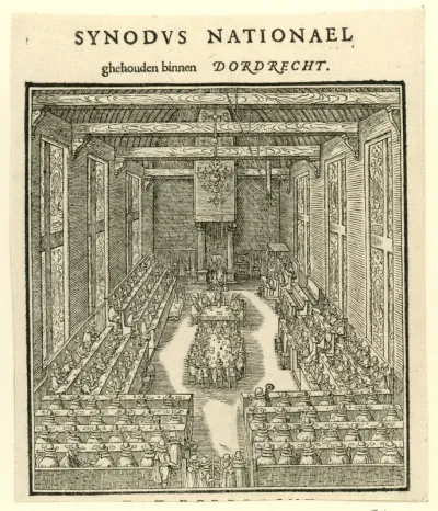 De opening van de nationale synode te Dordrecht