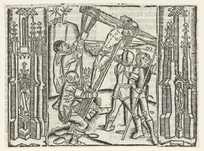 De oprichting van het kruis