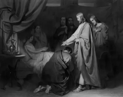 De opwekking van het dochtertje van Jaïrus