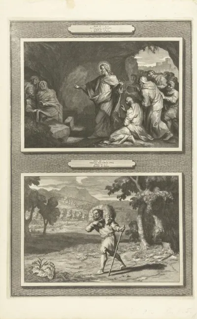 De opwekking van Lazarus en de gelijkenis van het verloren schaap