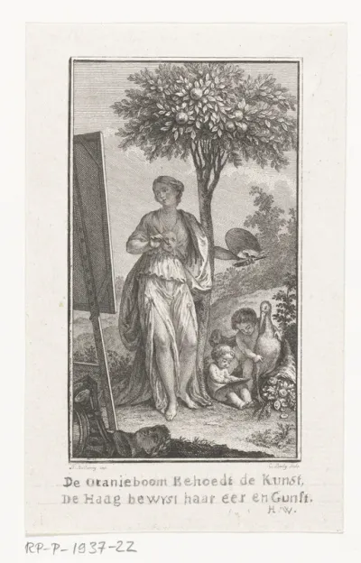 De Oranjeboom behoedt de kunst