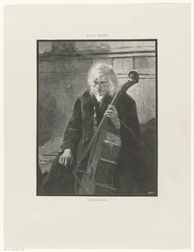 De oude cellist