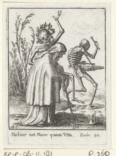 De oude vrouw en de Dood