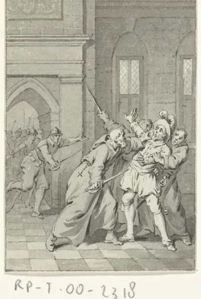 De overrompeling van het Spaanse garnizoen op Slot Loevestein, 1570
