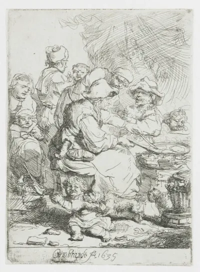 De pannenkoekenbakster