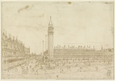 De Piazza San Marco, in de richting van de Piazetta gezien