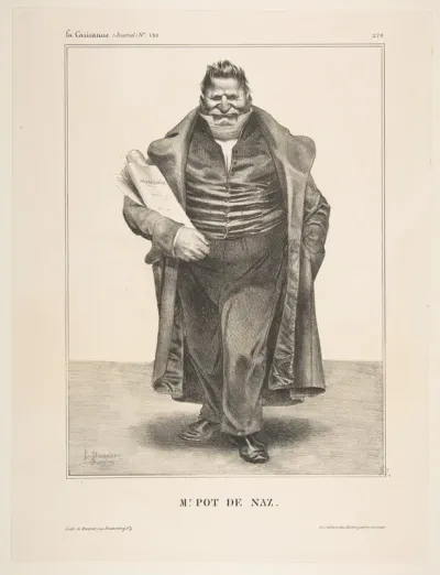 De Podenas, published in "La Caricature"