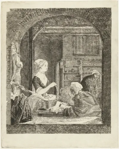 De poelierster