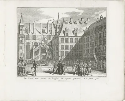 De Raad van State te Brussel in hechtenis genomen, 1576