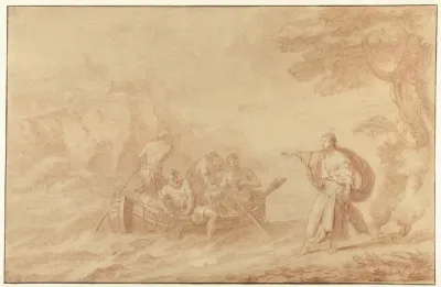De roeping van Simon Petrus en Andreas