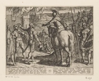 De Romeinen verbranden het Nederlandse platteland