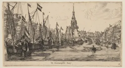 De Roowaensche Kaey, from Views of Amsterdam