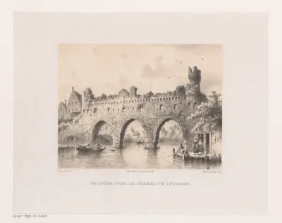 De ruïne over de Berkel te Zutphen