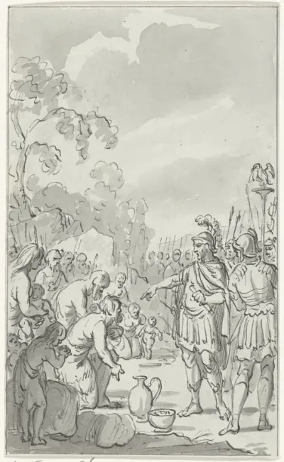 De Saliërs in Batavië onderwerpen zich aan keizer Julianus, 358
