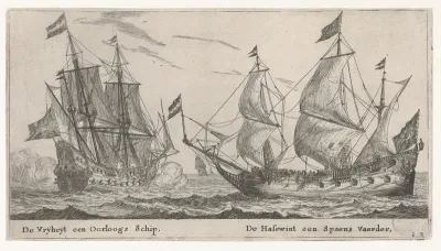 De schepen De Vrijheid en De Hazewind
