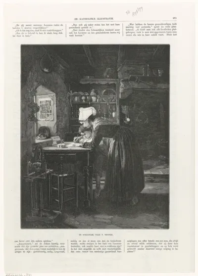 De schrijfles