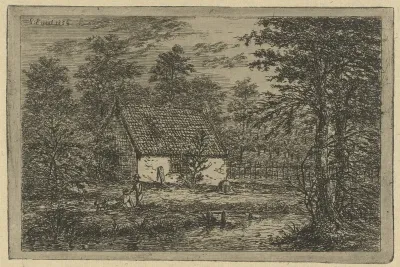 De schuur van den boschwachter te 's Gravenhage