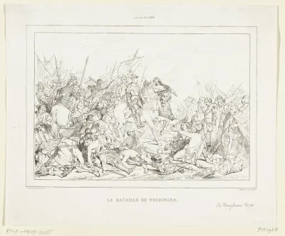 De slag bij Woeringen, naar N. de Keyser