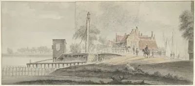 De sluis te Spaarndam