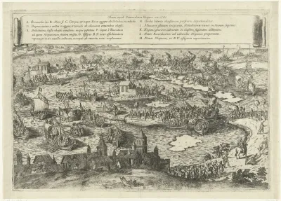 De Spanjaarden uit de Bommelerwaard verdreven door het doorsteken van de dijken, 1585