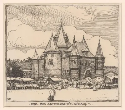 De St. Anthonie's Waag te Amsterdam