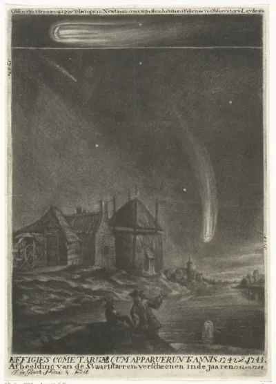 De staartsterren van 1742 en 1744