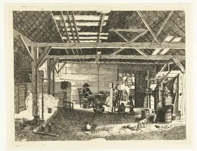 De stal van de herberg 't Molentje buiten de Utrechtse Poort