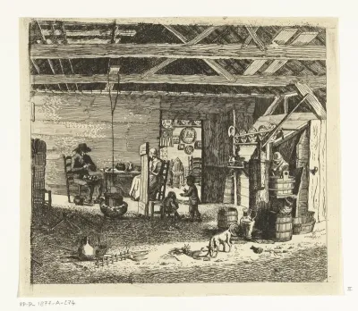 De stal van herberg 't Molentje buiten de Utrechtse poort