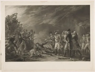 De stervende Don Jose de Barboza en het Britse leger