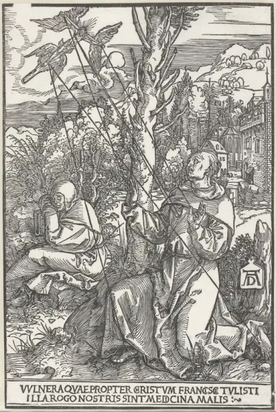 De stigmatisatie van de Heilige Franciscus