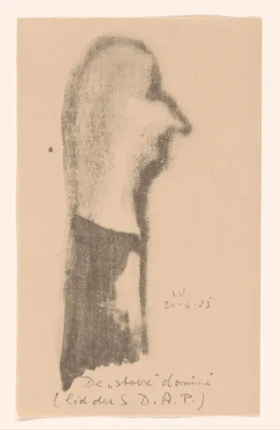 De "stoere" dominé (lid der S.D.A.P.)