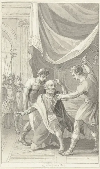 De tachtigjarige Gordianus tot het keizerschap gedwongen