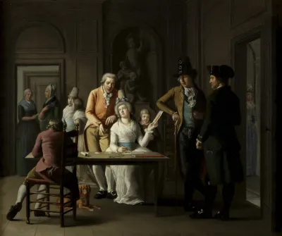 De tekenles van Anna Charlotte Didier de Boncour
