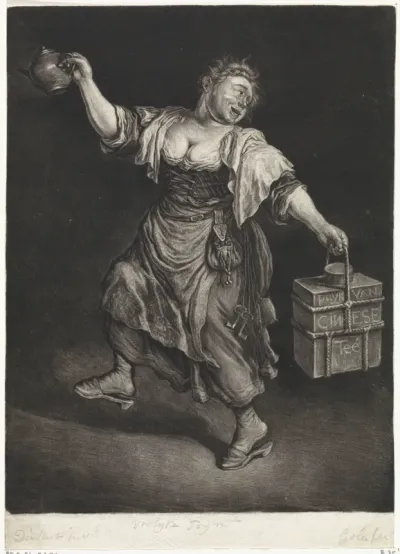 De Theeverkoopster, ca. 1695-1697