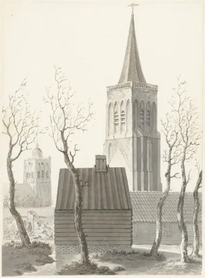 De toren van de Maarlandse kerk in Den Briel