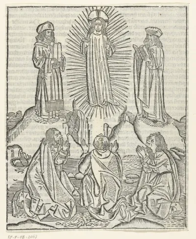 De transfiguratie van Christus