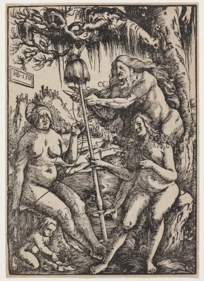 De tre skæbnegudinder Lachesis, Atropos og Klotho