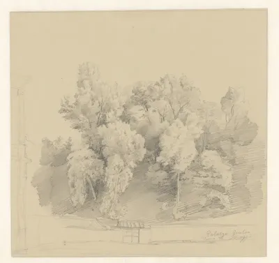 De tuin van het Palazzo Giulio, Rome