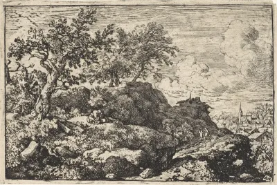 De twee boeren op den heuvel