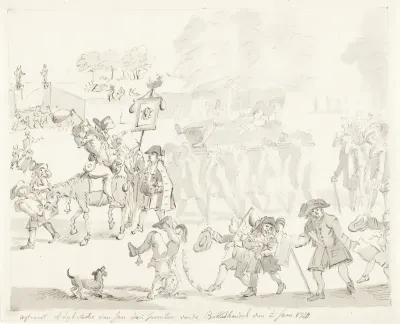 De uitvaart van John Law, 1720