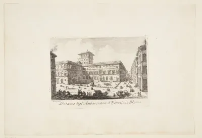De venezianske ambassadørers palazzo i Rom